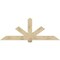 Ekena Millwork Kennewick Rough Sawn Timber Gable Bracket, Douglas Fir, 84"W x 31"H x 4"D x 6"F, 9/12 Pitch GBW084X31X0406KEN00RDF - alternate 1